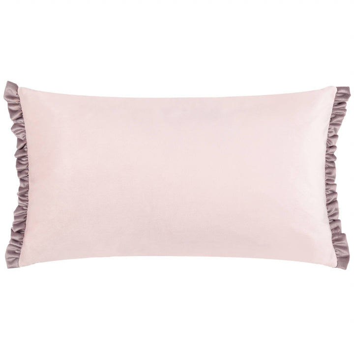 Tilly Velvet Cushion, Pink/Heather