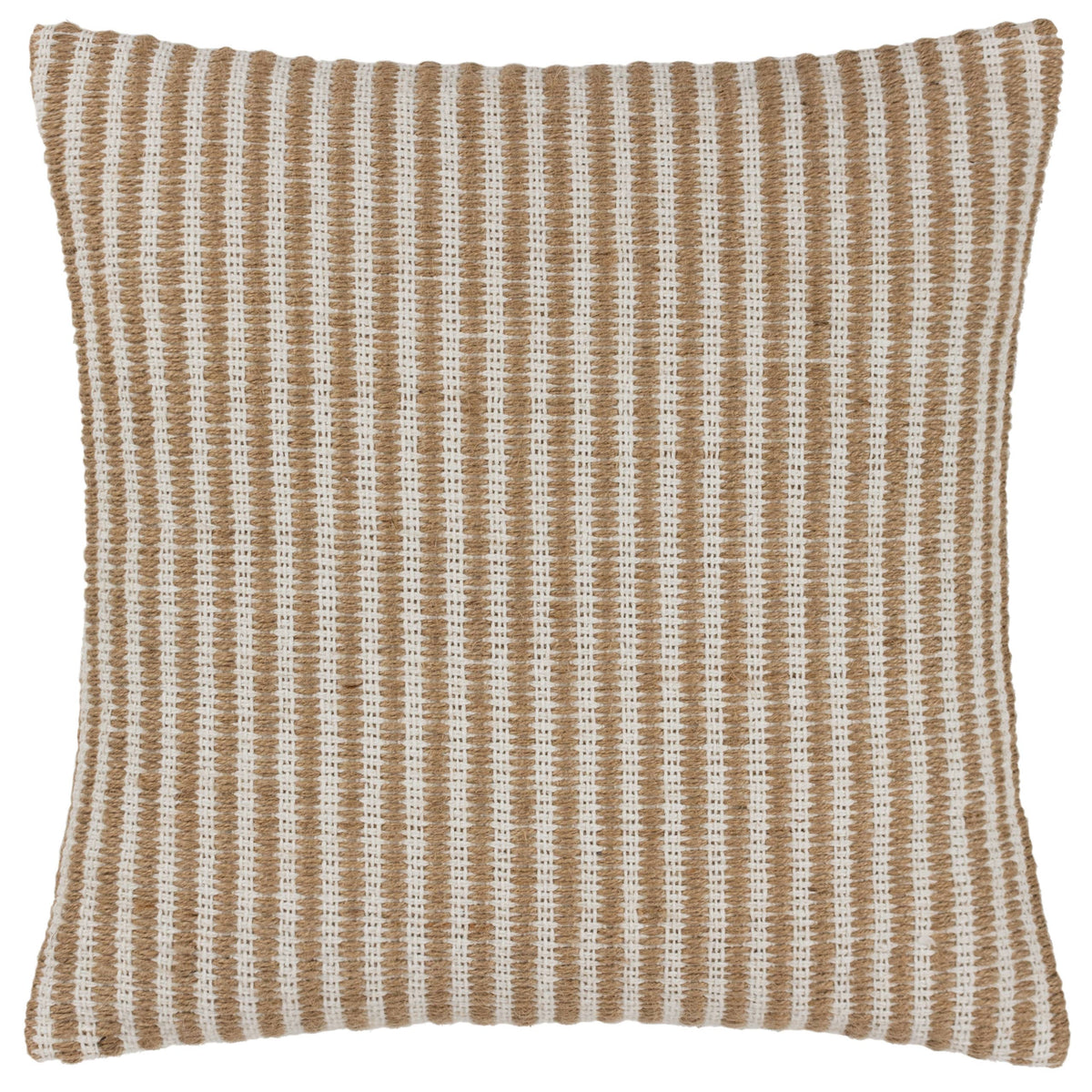 Organik Stripe Cushion, Natural