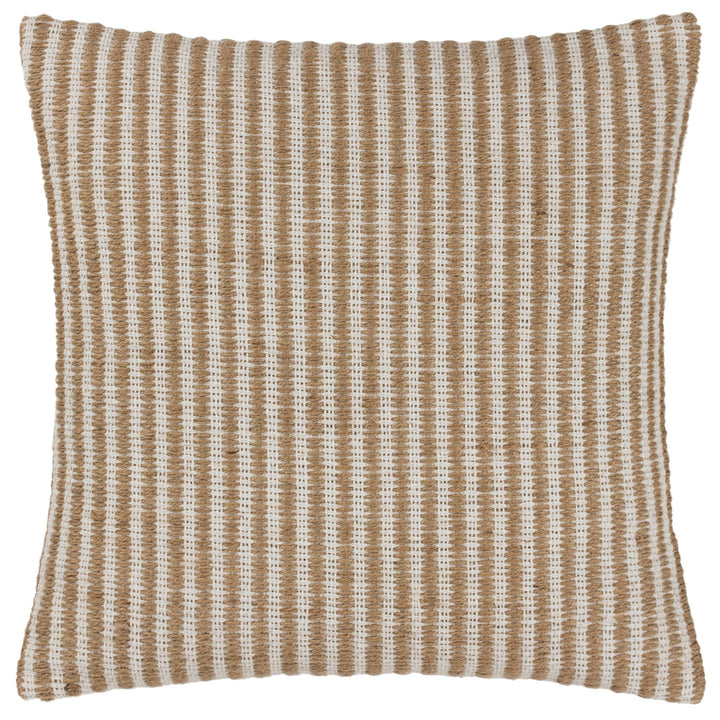 Organik Stripe Cushion, Natural