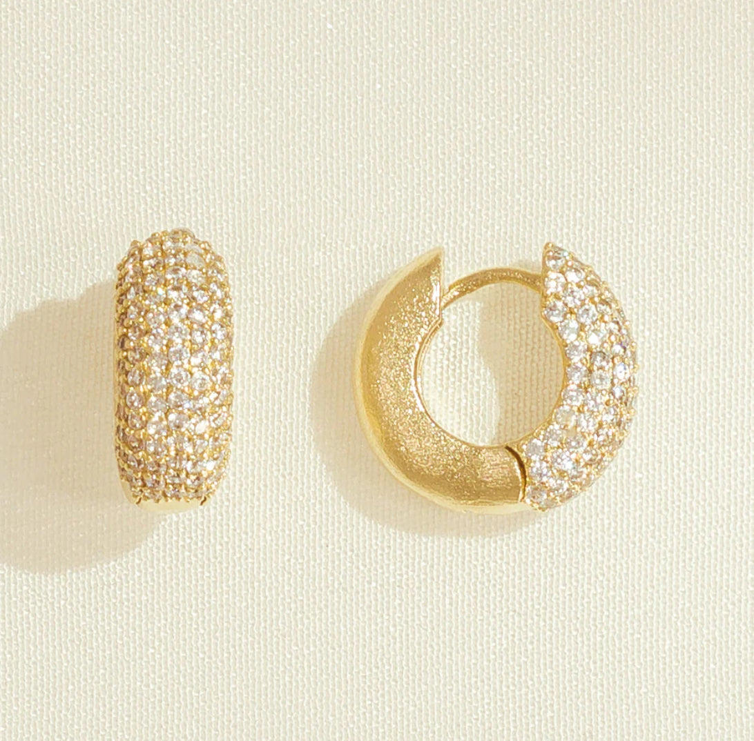 Gemma Huggie Earrings