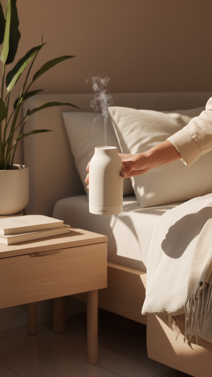 Air Cordless Waterless Diffuser, White